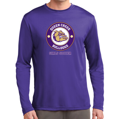 Unisex QCHS Girls Soccer Long Sleeve Dri-fit Shirt Thumbnail