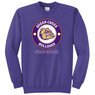 Unisex QCHS Girls Soccer Crewneck Sweatshirt Thumbnail