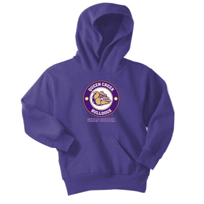 Youth Queen Creek Girls Soccer Hoodie Thumbnail